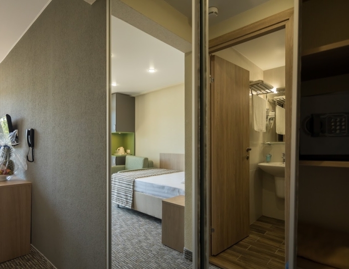 Стандартный 1-местный без балкона 1 этаж - Пансионат «Бургас»